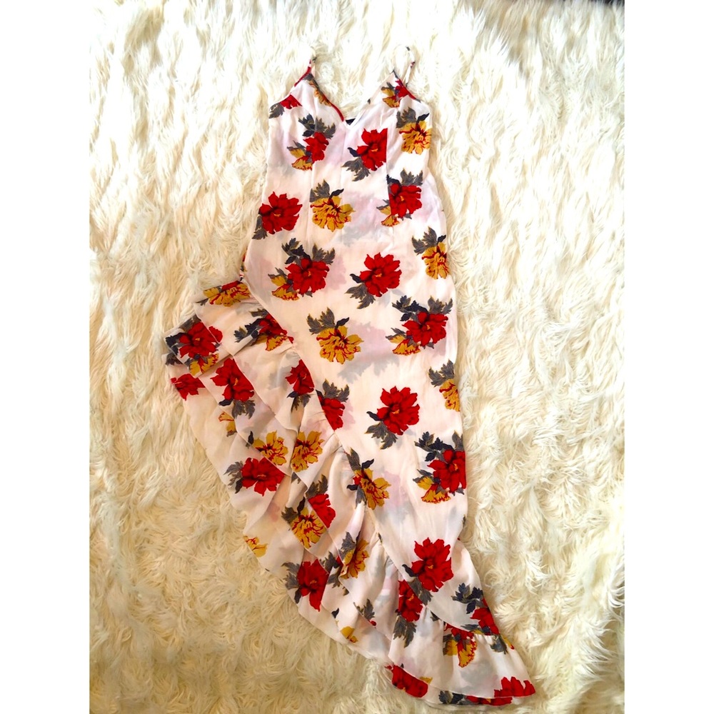 Midi length floral dress, worn once!